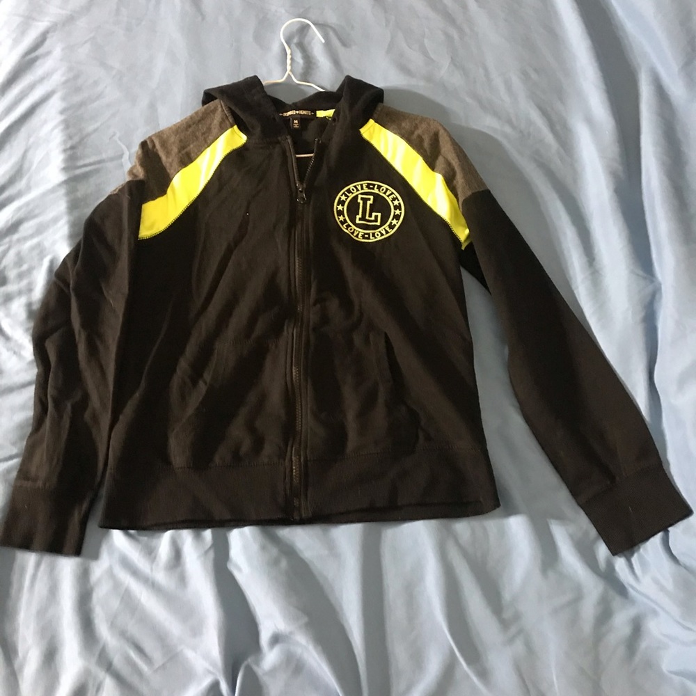 Girls zip hoodie jacket